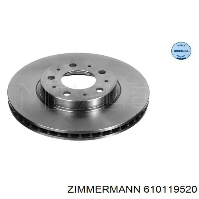Гальмівні диски передні 610119520 Zimmermann