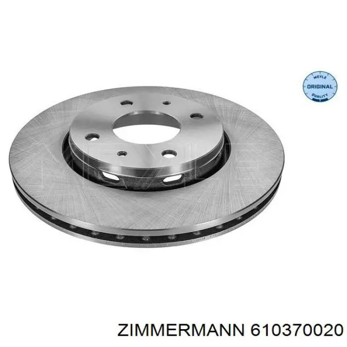 610370020 Zimmermann диск гальмівний передній