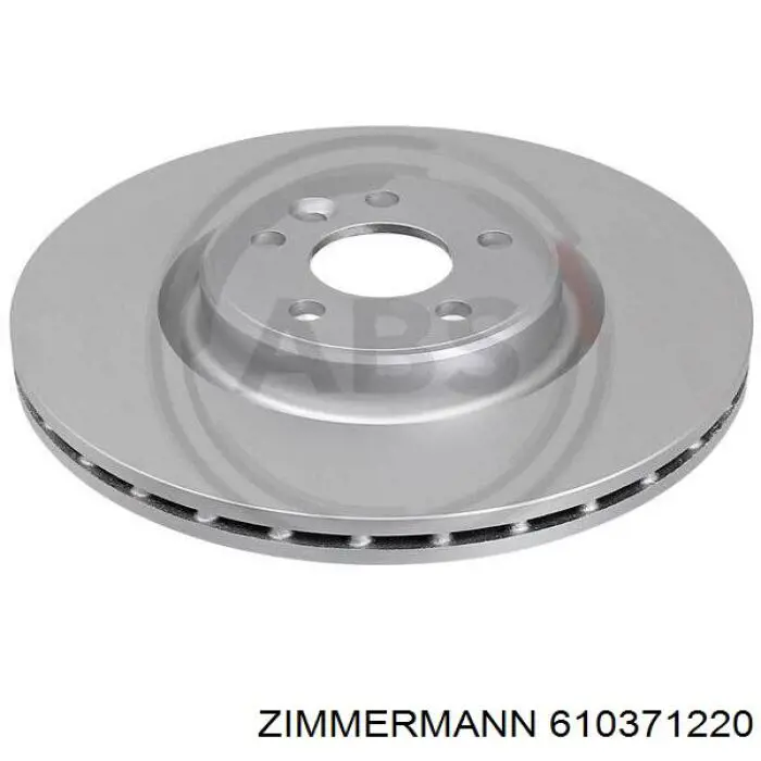 Гальмівні диски передні 610371220 Zimmermann