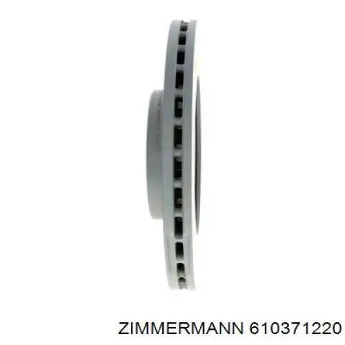 Диск гальмівний передній Zimmermann 610371220