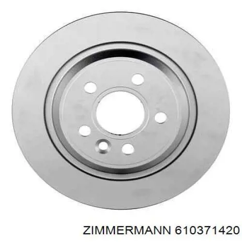 Диск гальмівний задній Zimmermann 610371420