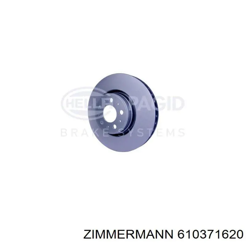 Диск переднього гальма Zimmermann 610371620 ціна, від 52.30 USD