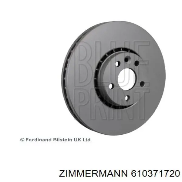 610371720 Zimmermann Гальмо дискове переднє