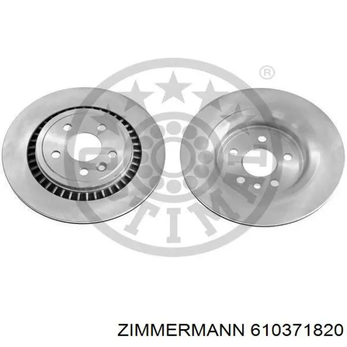 Гальмівні диски 610371820 Zimmermann