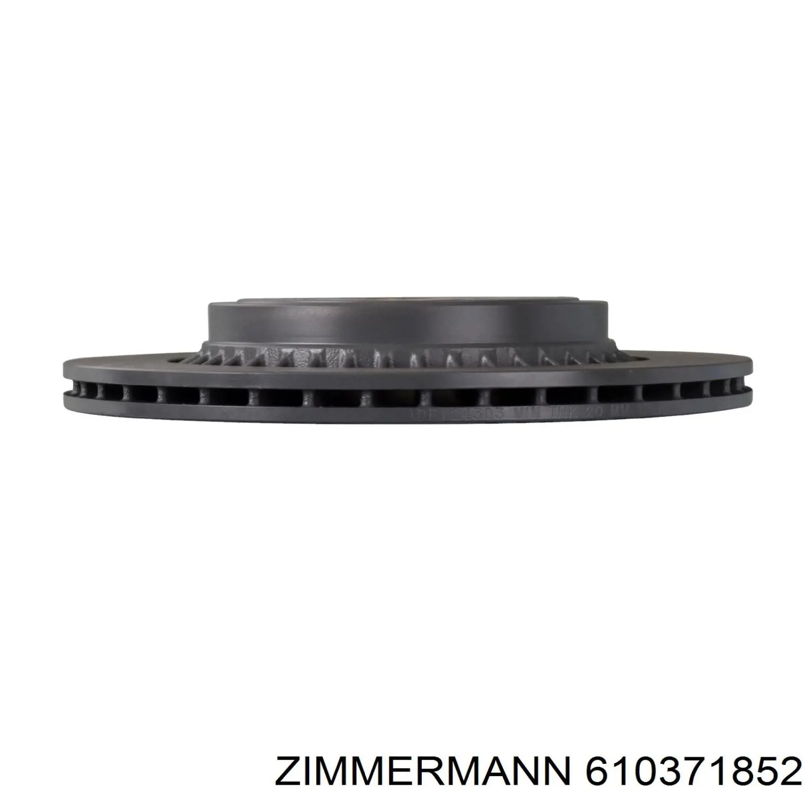Диск гальмівний задній Zimmermann 610371852