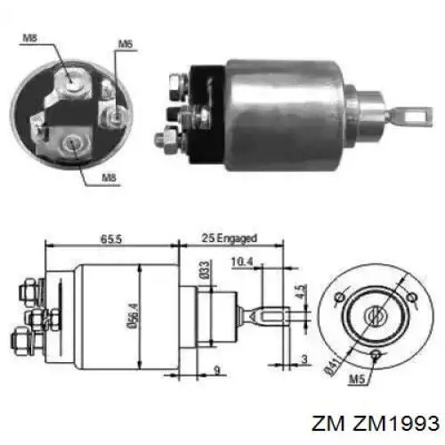 Втягуюче стартера As-pl SS5119