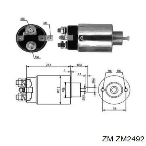 Контактор ZM ZM3492 ціна, від 25.60 USD
