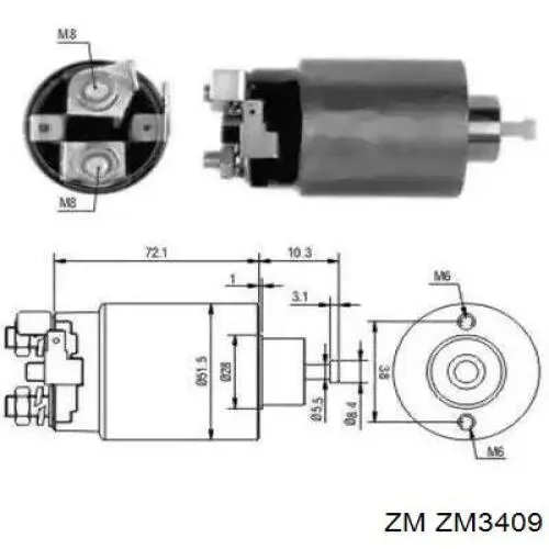Контактор Mercedes A0011524410 ціна, від 21.25 USD