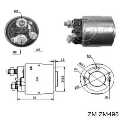 Контактор ZM ZM2498 ціна, від 24.24 USD