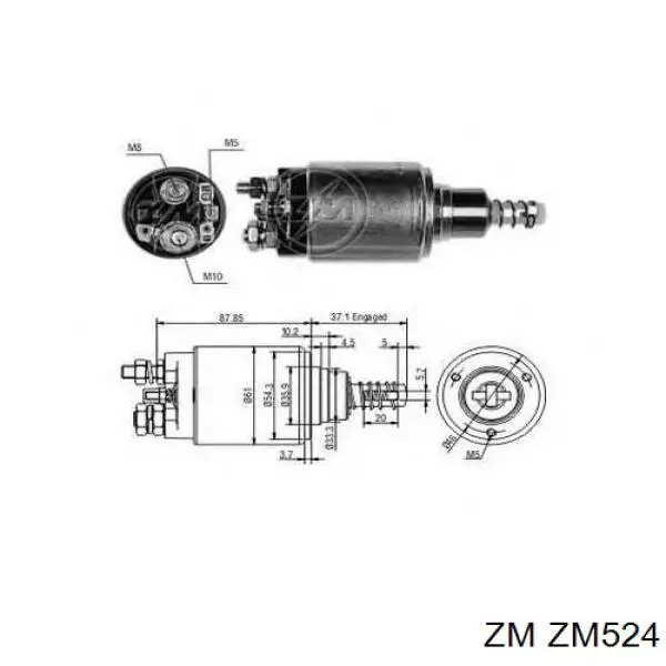 Контактор ZM ZM524 ціна, від 22.02 USD