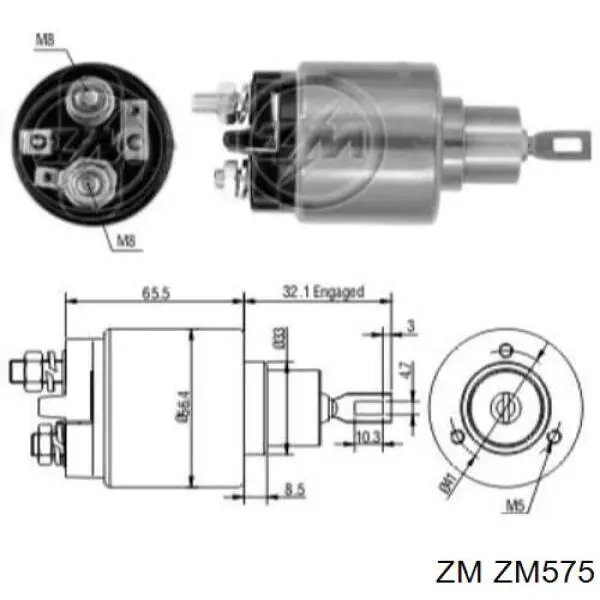 Контактор ZM ZM575 ціна, від 17.96 USD