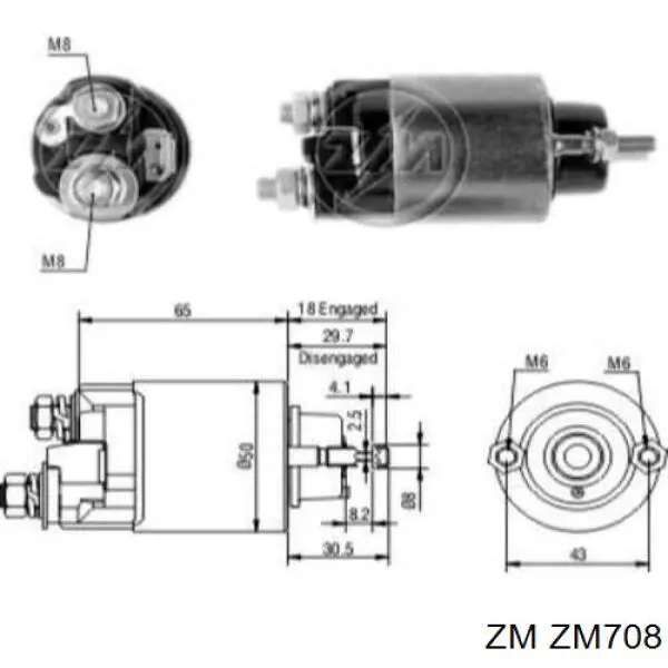 Контактор ZM ZM708 ціна, від 23.64 USD
