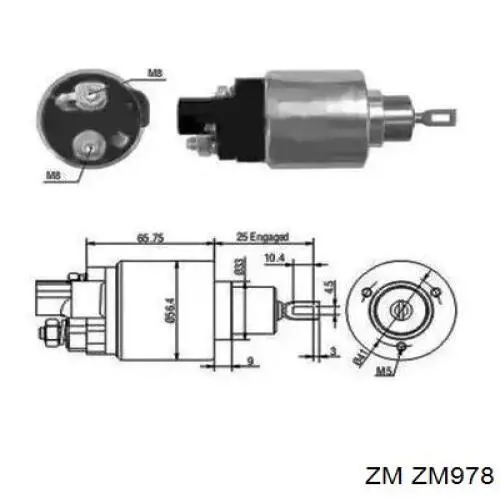 Контактор ZM ZM978 ціна, від 29.68 USD