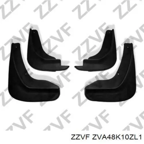 Бризковики задній, лівий Zzvf ZVA48K10ZL1 ціна, від 47.52 USD