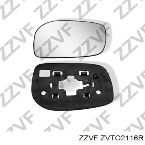 Купити ZVTO2116R Zzvf Скло дзеркала заднього виду, правого