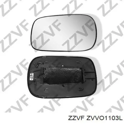 Дзеркальний елемент водійського дзеркала ZVVO1103L ZZVF