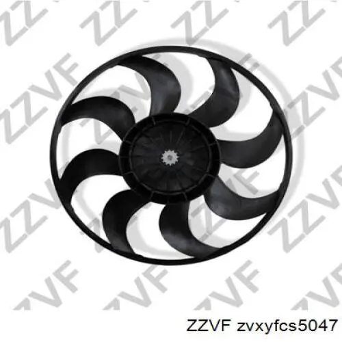 Електровентилятор охолодження в зборі (двигун + крильчатка) zvxyfcs5047 ZZVF