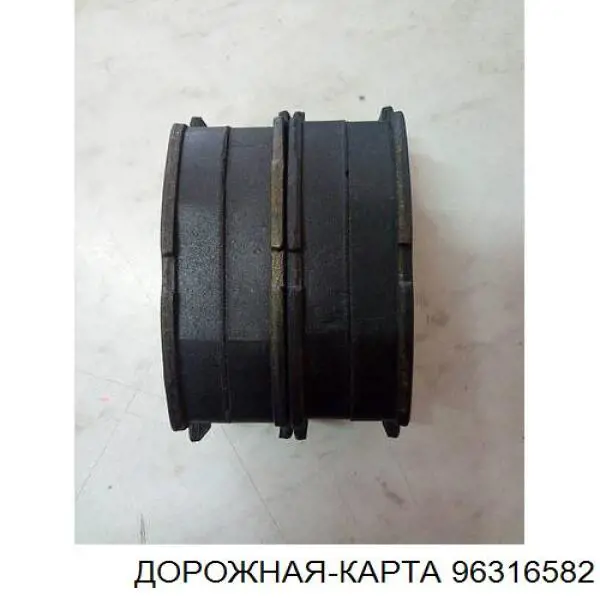Передні тормозні колодки 96316582 DK