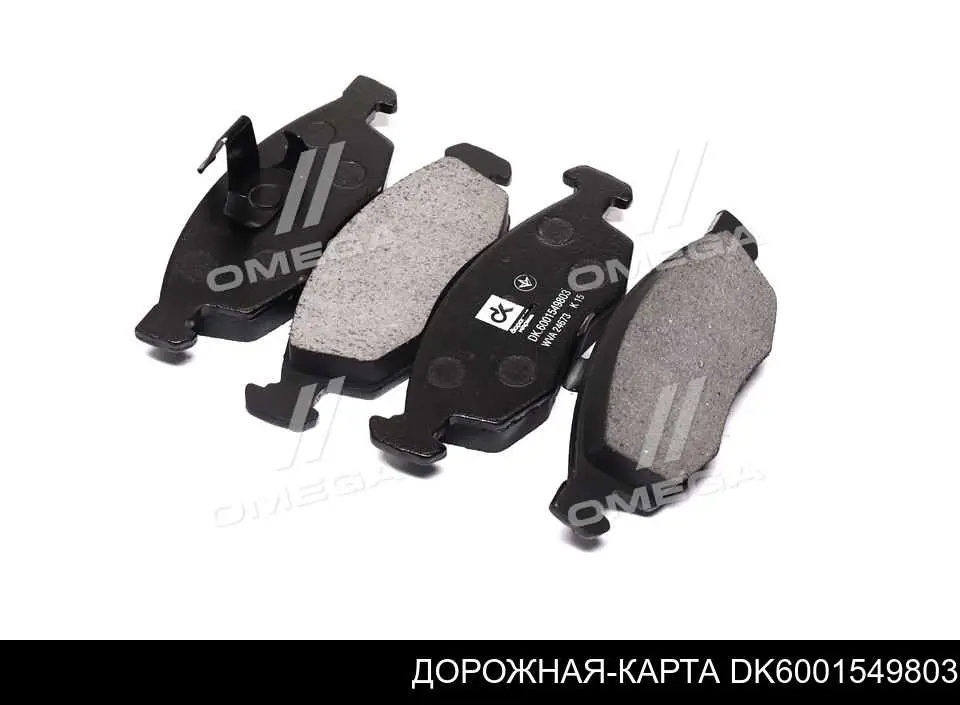 Гальмівні колодки DK DK6001549803 ціна, від 19.57 USD
