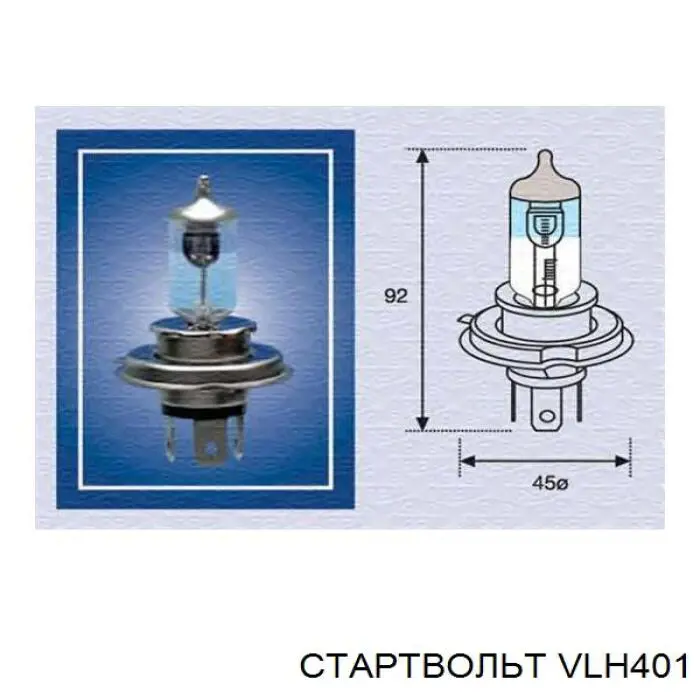 Лампочка галогенна VLH401 STARTVOLT