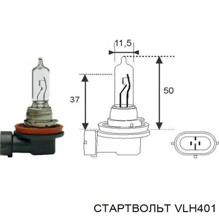Лампочка галогенна STARTVOLT VLH401