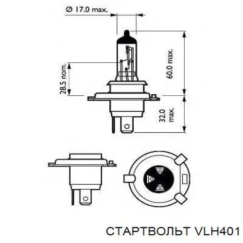 Лампочка галогенна STARTVOLT VLH401 ціна, від 2.24 USD
