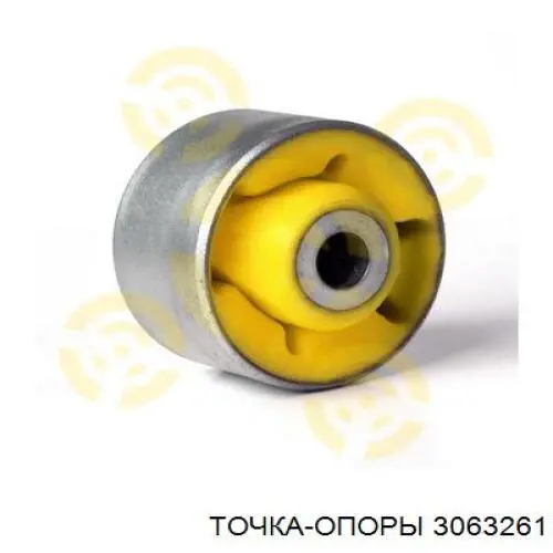 3063261 Точка Опоры Сайлентблок траверси кріплення заднього редуктора, лівий