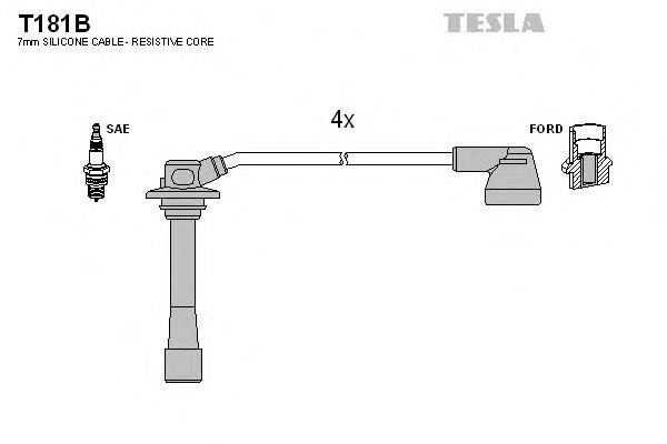 T181B Tesla Проводи високовольтні