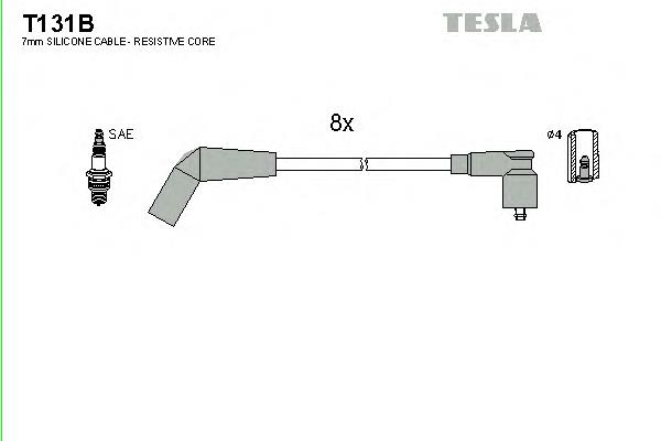 Дроти запалювання Tesla T131B ціна, від 34.15 USD