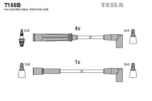 T168B Tesla Проводи високовольтні