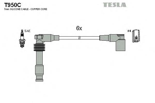 T950C Tesla Проводи високовольтні