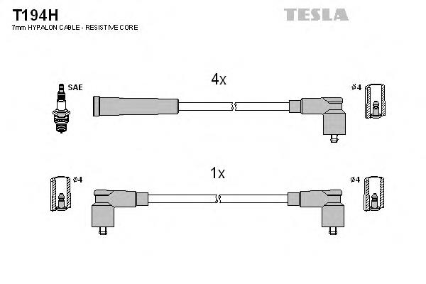 T194H Tesla Проводи високовольтні
