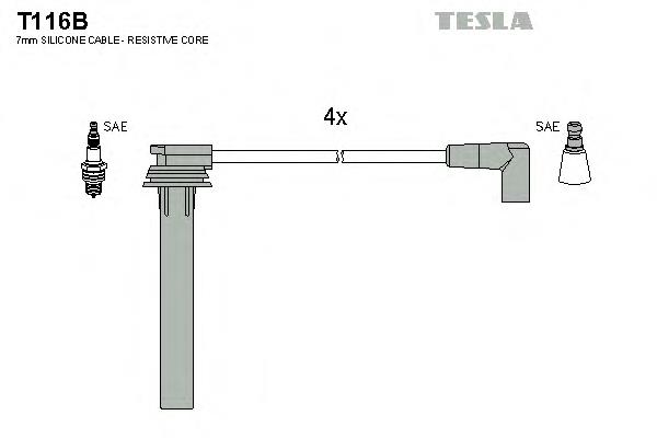 T116B Tesla Проводи високовольтні