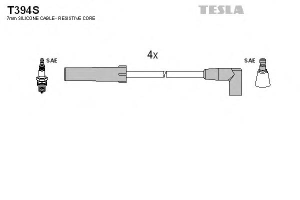 T394S Tesla дріт високовольтні, комплект