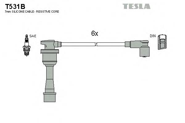 Дріт високовольтний Tesla T531B