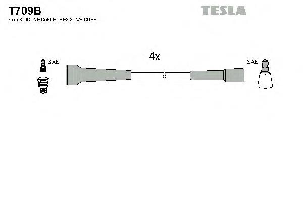 T709B Tesla дріт високовольтні, комплект