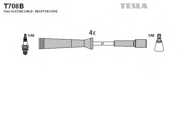 Дроти запалювання Tesla T708B ціна, від 25.12 USD