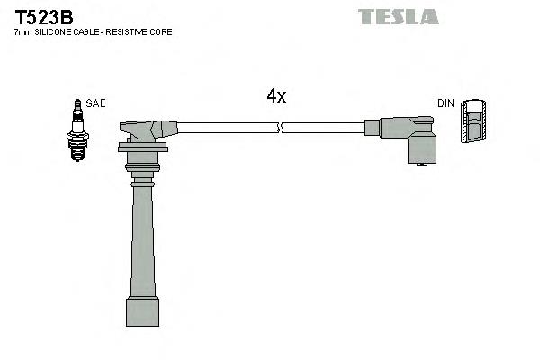 T523B Tesla Проводи високовольтні