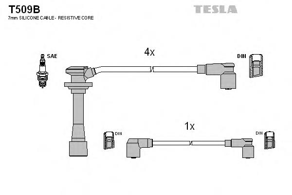 T509B Tesla Проводи високовольтні