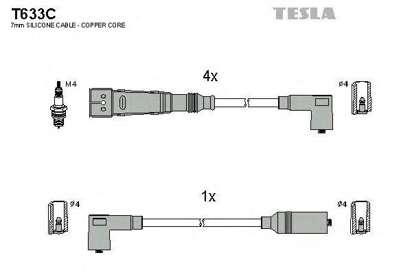 T633C Tesla Проводи високовольтні