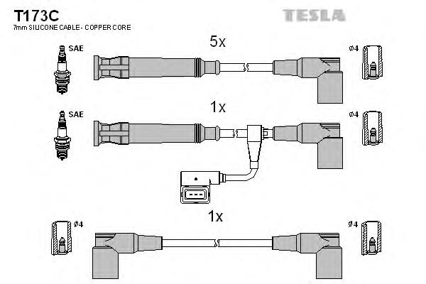 T173C Tesla Проводи високовольтні