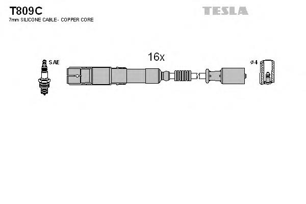 T809C Tesla дріт високовольтні, комплект