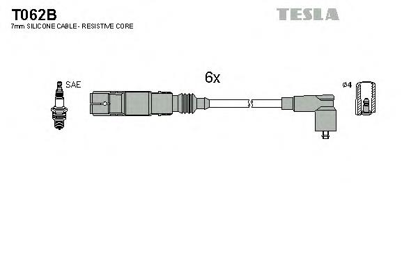 T062B Tesla Проводи високовольтні