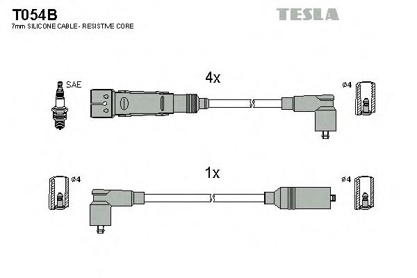 T054B Tesla Проводи високовольтні