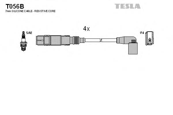 Дроти запалювання Tesla T056B ціна, від 27.41 USD