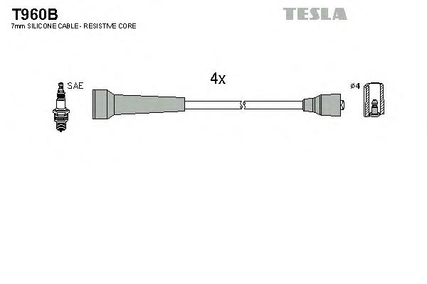 Купити T960B Tesla Провід високовольтні, комплект