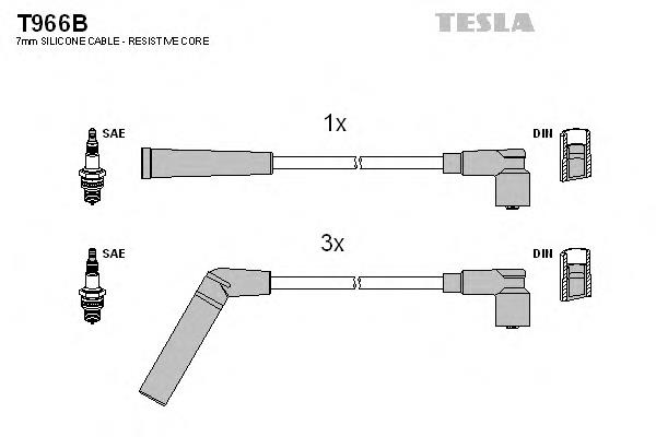 Дроти запалювання Tesla T966B ціна, від 11.49 USD