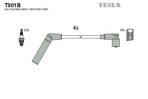 T901B Tesla Проводи високовольтні