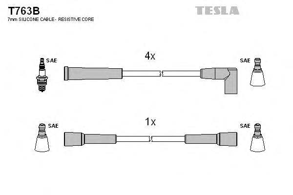 Дроти запалювання Tesla T763B ціна, від 17.04 USD