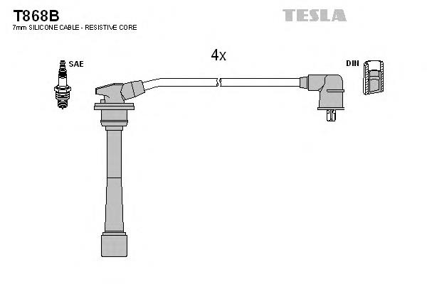 T868B Tesla дріт високовольтні, комплект
